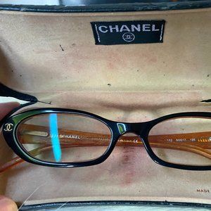 CHANEL Vintage Cat Eye Eyeglasses